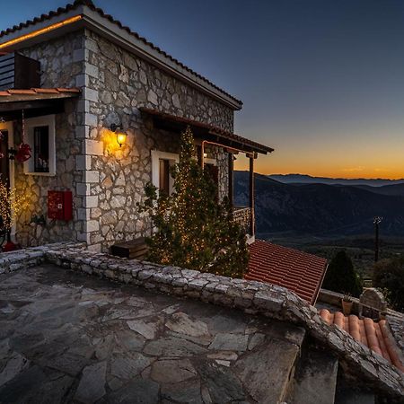 Rock Dandy Deluxe Chalet In Arachova - Delphi, Sauna, Prv Parking, Amazing View Exterior photo